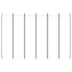 6-Panel Fabric Room Divider 300x200cm | HomeAndLiving