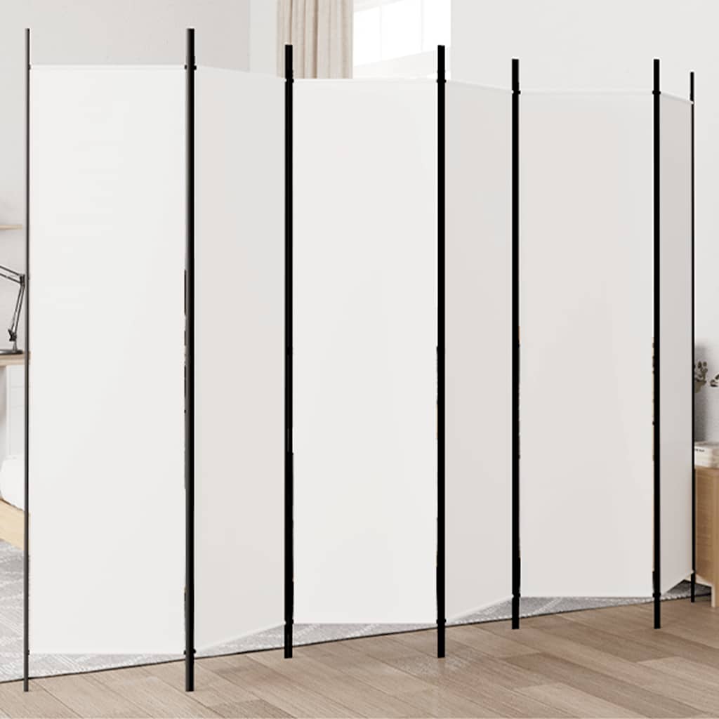 6-Panel Fabric Room Divider 300x200cm | HomeAndLiving