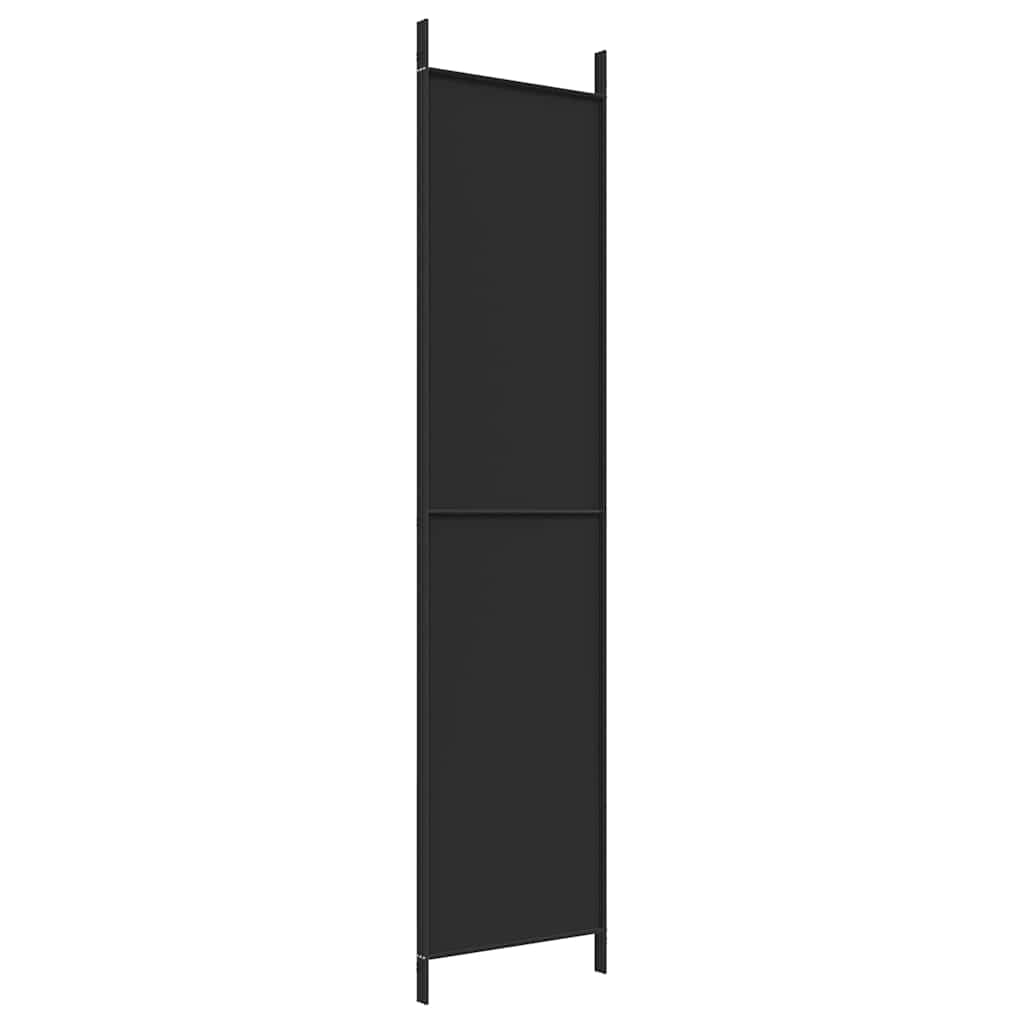 3-Panel Room Divider Black 150x220cm | HomeAndLiving