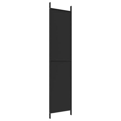 3-Panel Room Divider Black 150x220cm | HomeAndLiving