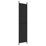 3-Panel Room Divider Black 150x220cm | HomeAndLiving