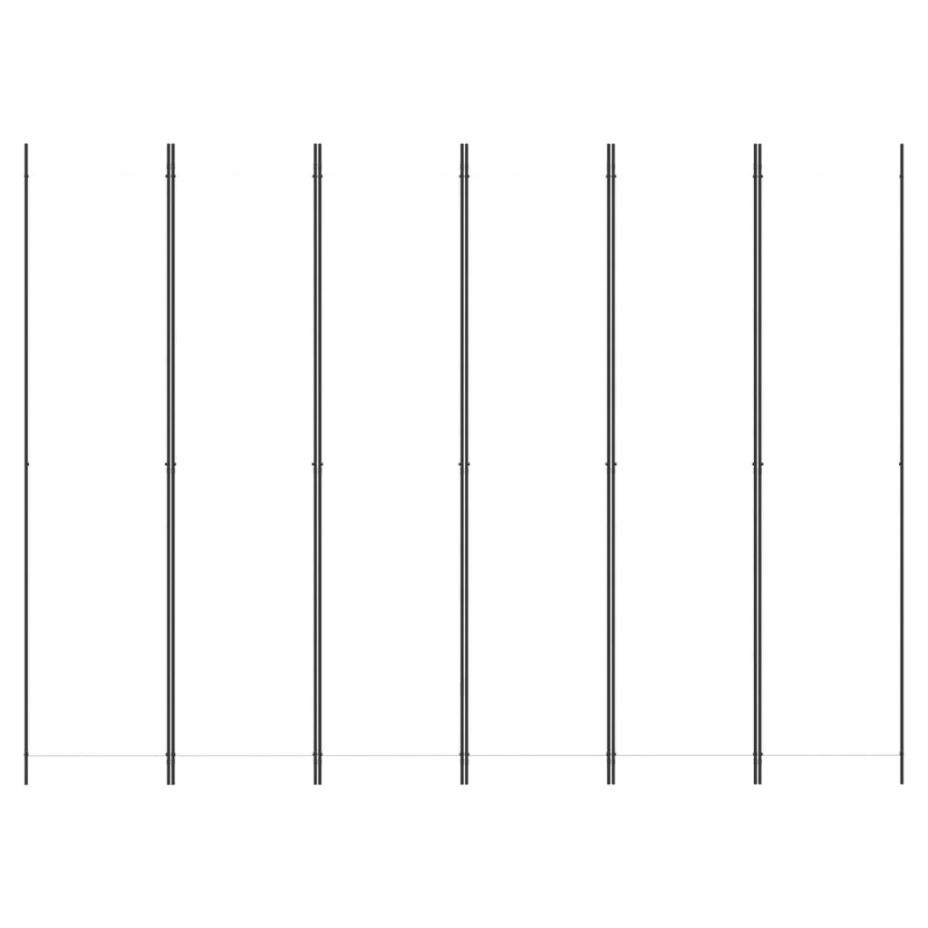 6-Panel Room Divider White 300x220cm | HomeAndLiving