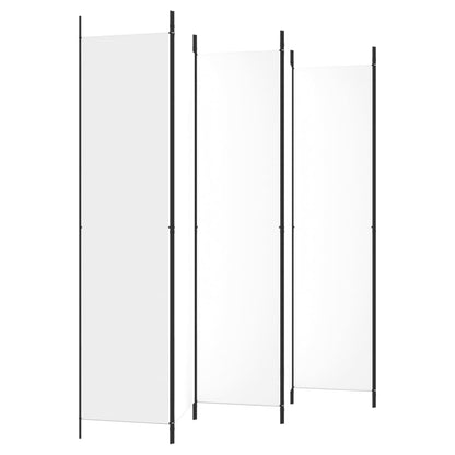 6-Panel Room Divider White 300x220cm | HomeAndLiving