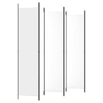 6-Panel Room Divider White 300x220cm | HomeAndLiving