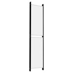 6-Panel Room Divider White Fabric