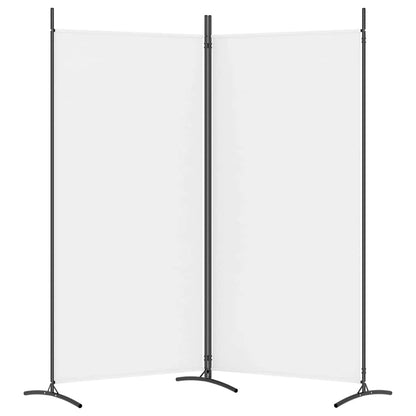 2-Panel Fabric Room Divider White 175x180cm | HomeAndLiving
