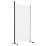 2-Panel Fabric Room Divider White 175x180cm | HomeAndLiving