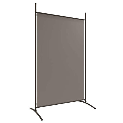4-Panel Room Divider Anthracite Fabric 346cm | HomeAndLiving