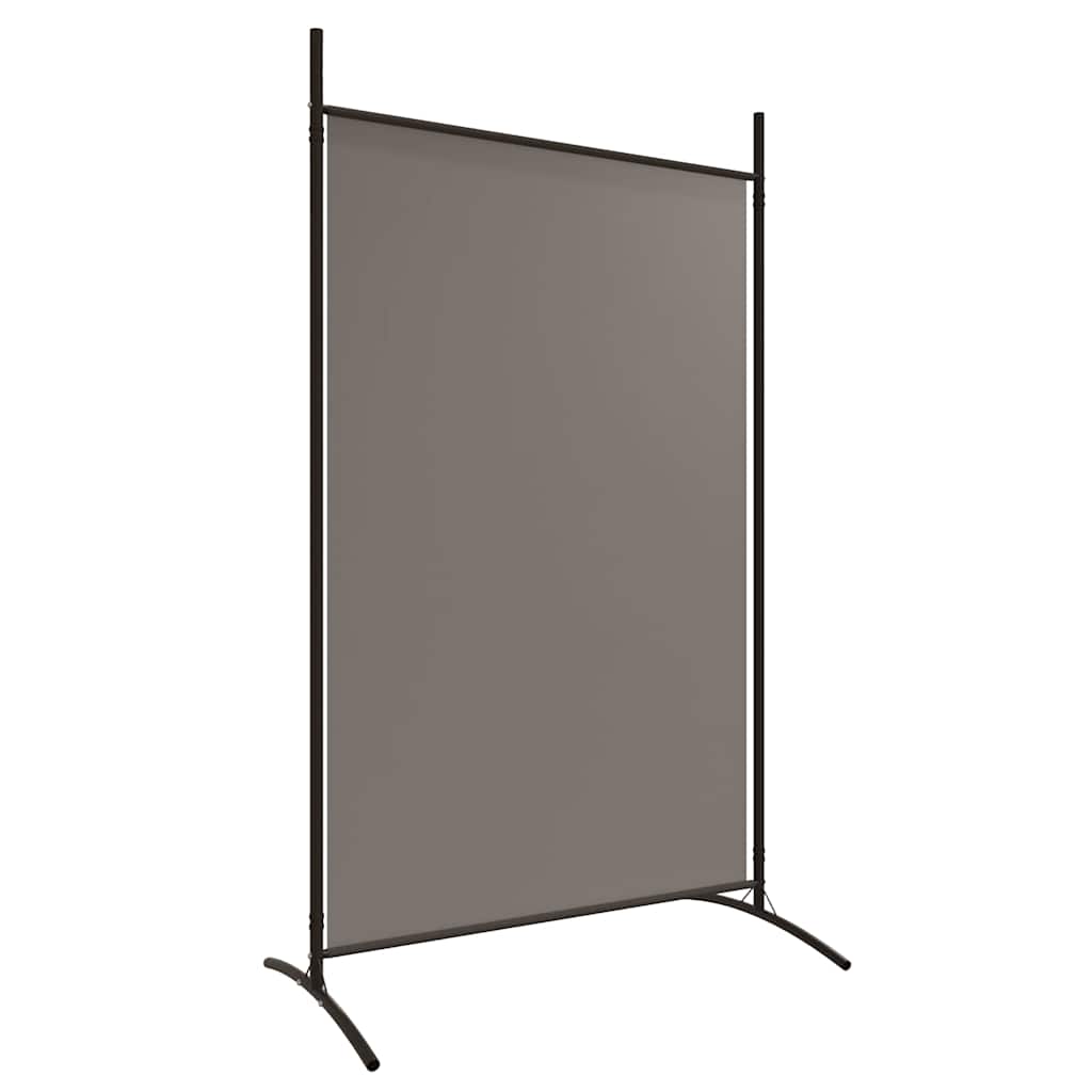 5-Panel Room Divider Anthracite 433cm Fabric | HomeAndLiving