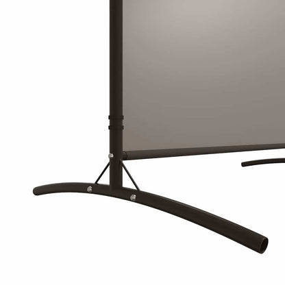 5-Panel Room Divider Anthracite 433cm Fabric | HomeAndLiving
