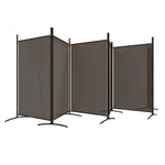 6-Panel Room Divider 520cm Anthracite | HomeAndLiving