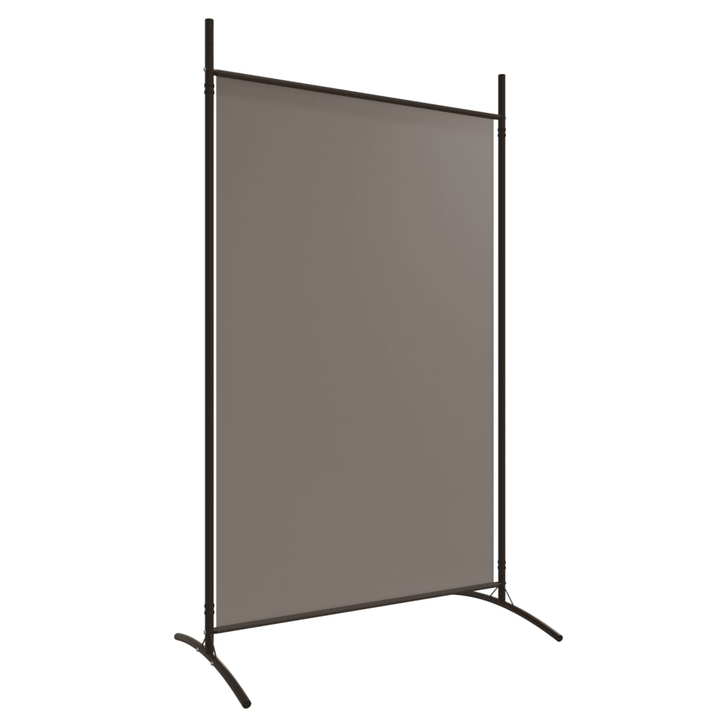 3-Panel Room Divider 525cm Anthracite Fabric | HomeAndLiving