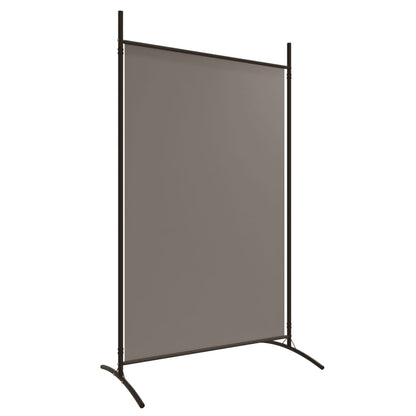 3-Panel Room Divider 525cm Anthracite Fabric | HomeAndLiving