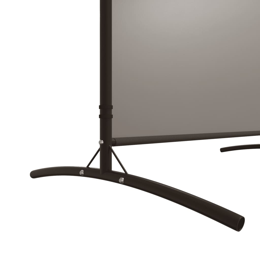 3-Panel Room Divider 525cm Anthracite Fabric | HomeAndLiving