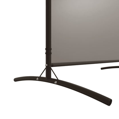 3-Panel Room Divider 525cm Anthracite Fabric | HomeAndLiving