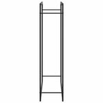 Steel Firewood Rack Matt Black 110x116cm | HomeAndLiving