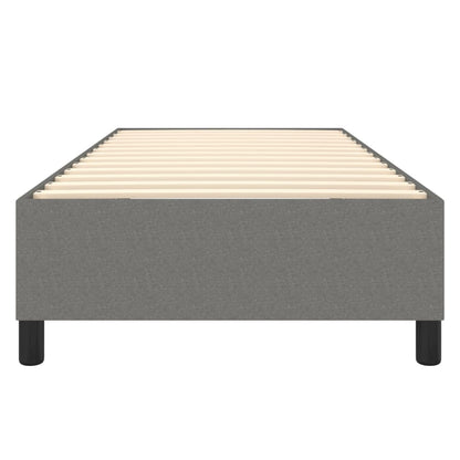 King Single Box Spring Bed Frame Dark Grey | HomeAndLiving