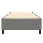 King Single Box Spring Bed Frame Dark Grey | HomeAndLiving
