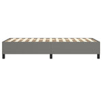 King Single Box Spring Bed Frame Dark Grey | HomeAndLiving