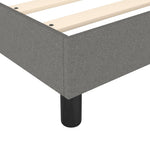 King Single Box Spring Bed Frame Dark Grey | HomeAndLiving