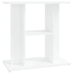Aquarium Stand 60x30x60cm White Engineered Wood | HomeAndLiving