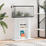 Aquarium Stand 60x30x60cm White Engineered Wood | HomeAndLiving