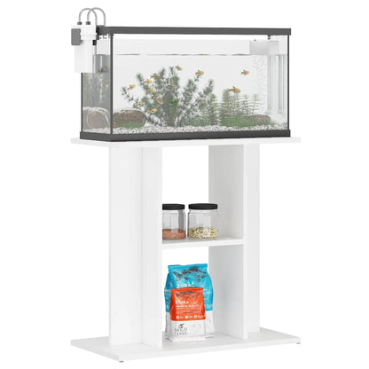 Aquarium Stand 60x30x60cm White Engineered Wood | HomeAndLiving