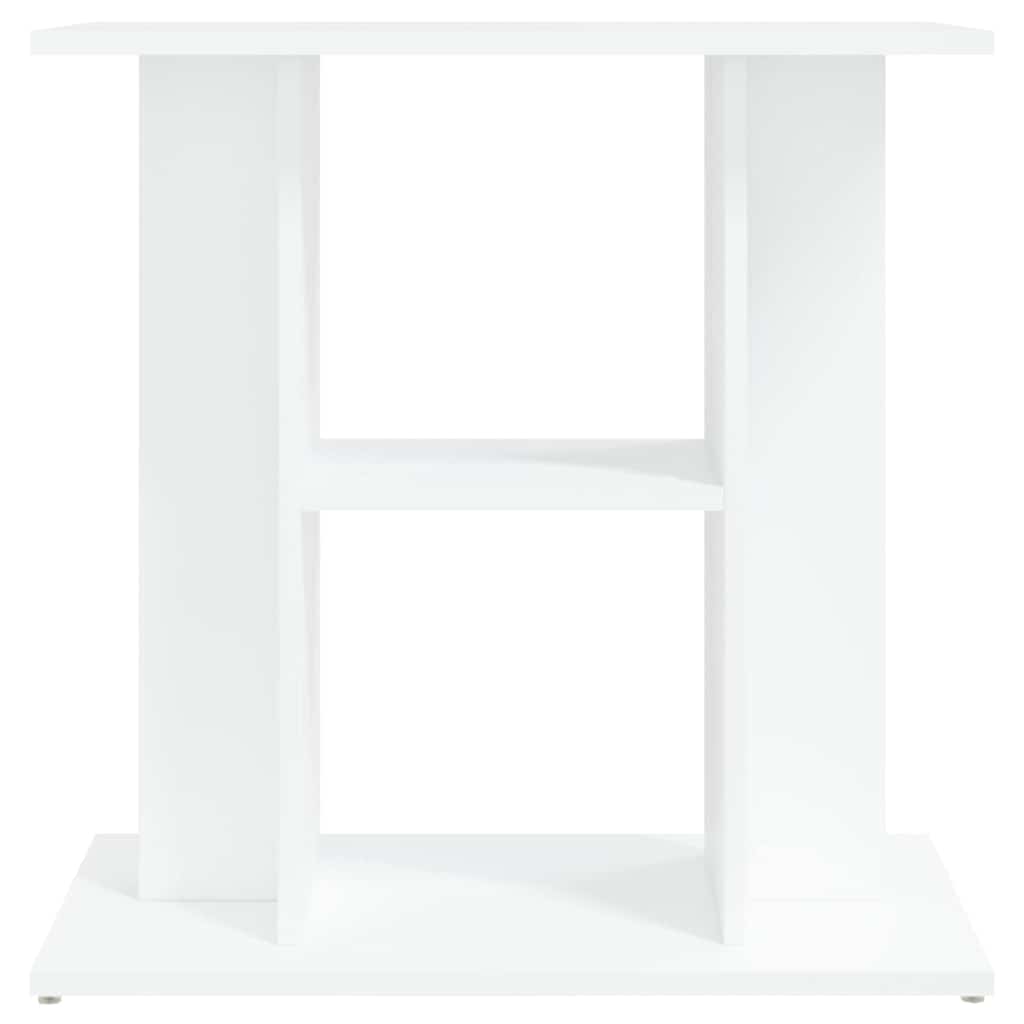 Aquarium Stand 60x30x60cm White Engineered Wood | HomeAndLiving