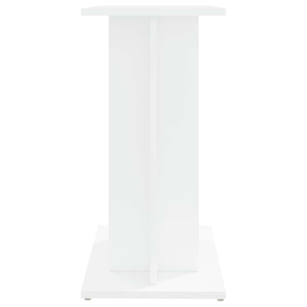Aquarium Stand 60x30x60cm White Engineered Wood | HomeAndLiving