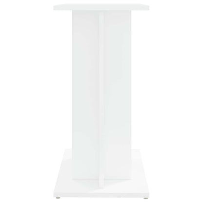 Aquarium Stand 60x30x60cm White Engineered Wood | HomeAndLiving