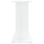 Aquarium Stand 60x30x60cm White Engineered Wood | HomeAndLiving