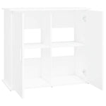 Aquarium Stand White 81cm Engineered Wood | HomeAndLiving