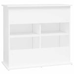 Aquarium Stand White 81cm Engineered Wood | HomeAndLiving