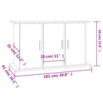 Aquarium Stand Sonoma Oak 101cm Engineered Wood | HomeAndLiving