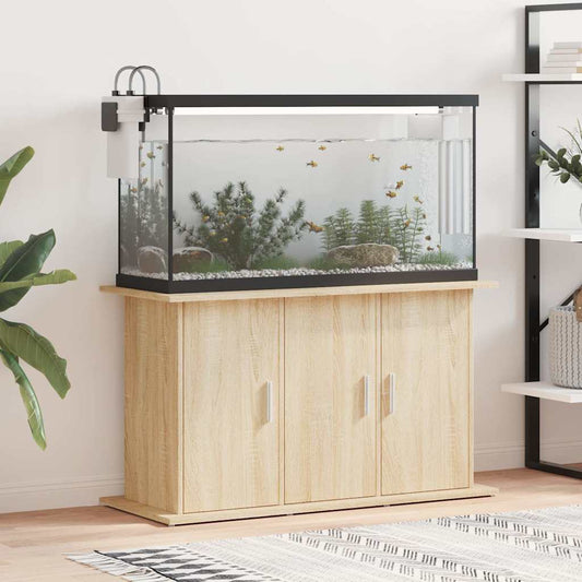 Aquarium Stand Sonoma Oak 101cm Engineered Wood | HomeAndLiving