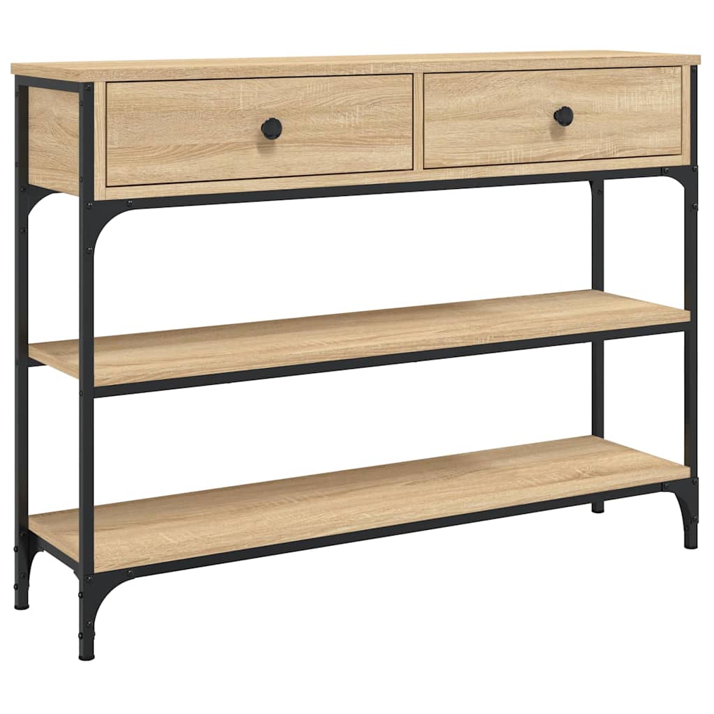 Console Table Sonoma Oak 100cm Hallway Entry | HomeAndLiving