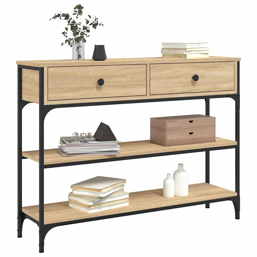 Console Table Sonoma Oak 100cm Hallway Entry | HomeAndLiving