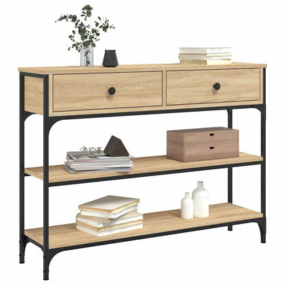 Console Table Sonoma Oak 100cm Hallway Entry | HomeAndLiving