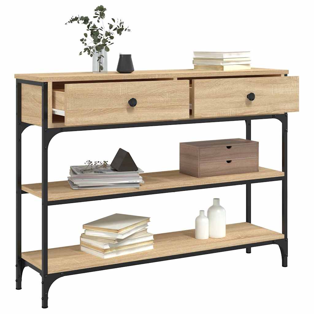 Console Table Sonoma Oak 100cm Hallway Entry | HomeAndLiving