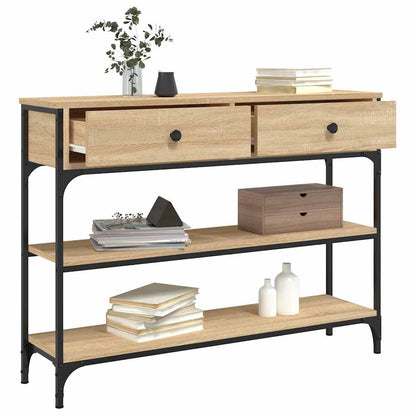 Console Table Sonoma Oak 100cm Hallway Entry | HomeAndLiving
