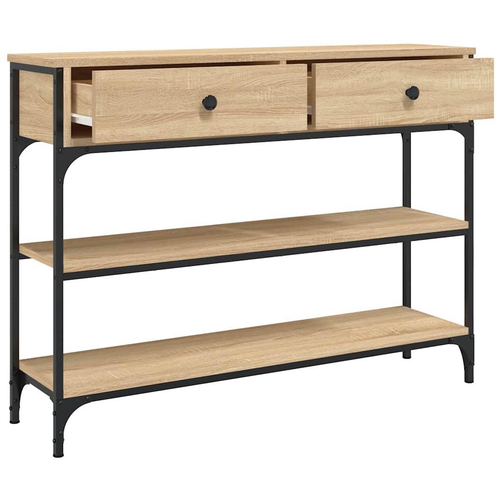 Console Table Sonoma Oak 100cm Hallway Entry | HomeAndLiving