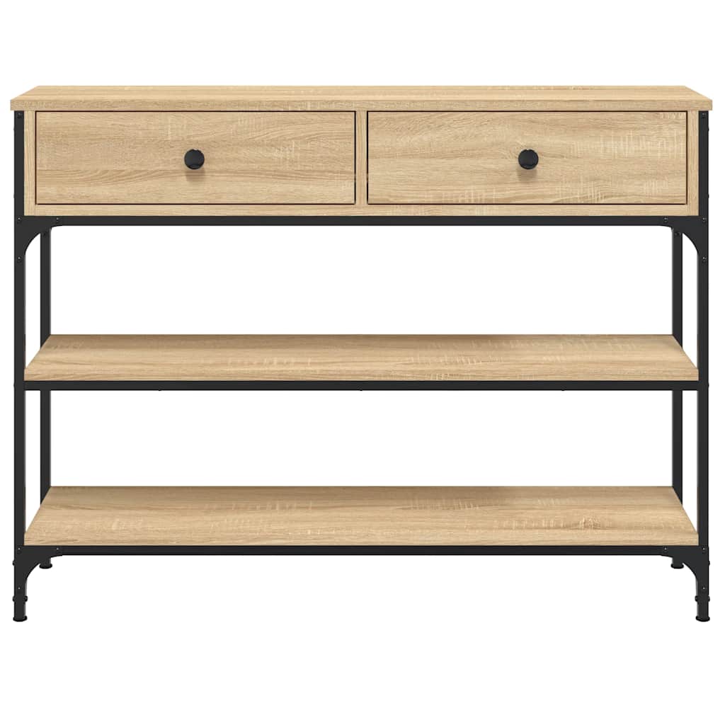 Console Table Sonoma Oak 100cm Hallway Entry | HomeAndLiving