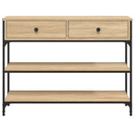 Console Table Sonoma Oak 100cm Hallway Entry | HomeAndLiving