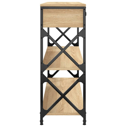 Console Table Sonoma Oak 100cm X-Frame Legs | HomeAndLiving