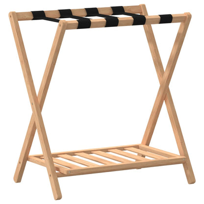 Bamboo Luggage Rack Foldable 2-Shelf | HomeAndLiving