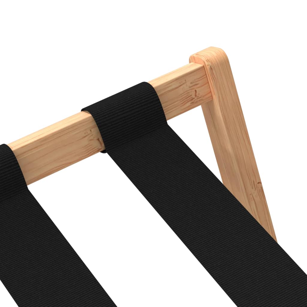 Bamboo Luggage Rack Foldable 2-Shelf | HomeAndLiving