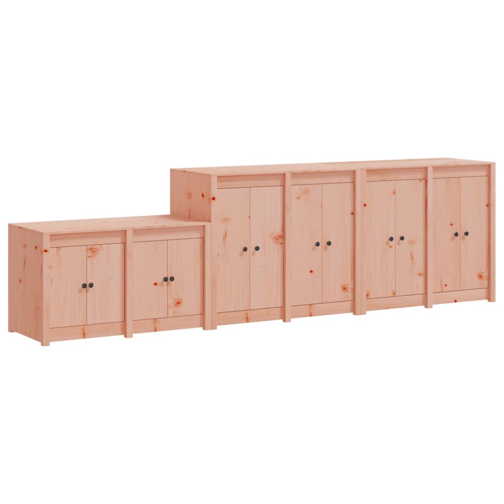 Outdoor Kitchen Cabinets 3 pcs Solid Wood Douglas - 106×55×64cm