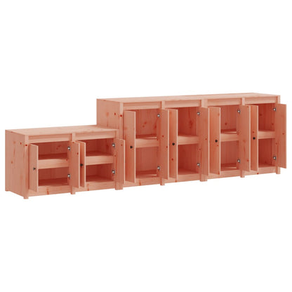 Outdoor Kitchen Cabinets 3 pcs Solid Wood Douglas - 106×55×64cm