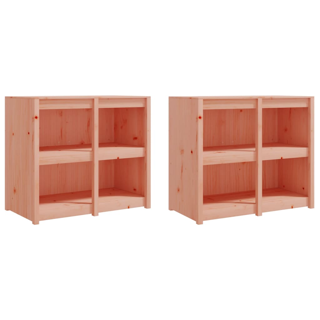 Outdoor Kitchen Cabinets 3 pcs Solid Wood Douglas - 106×55×64cm