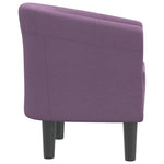 Tub Chair Wine Red/Grey/Black/Purple Fabric